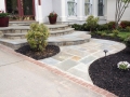 Mortared-flagstone-front-walkway
